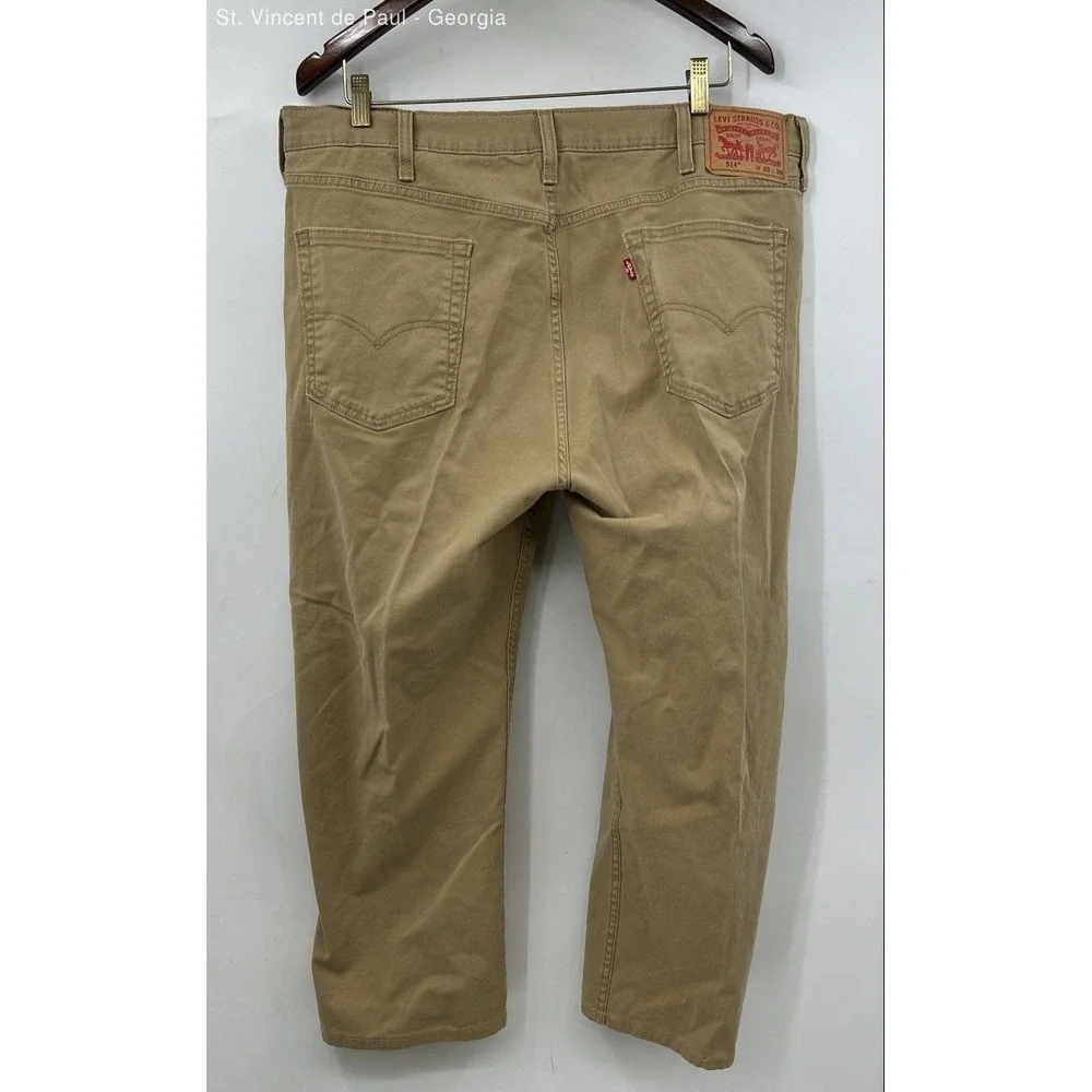 Levi's 511 Tapered Fit Pants Men's 38x30 Brown Casual